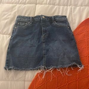 blue washed Jean skirt size 12 girls